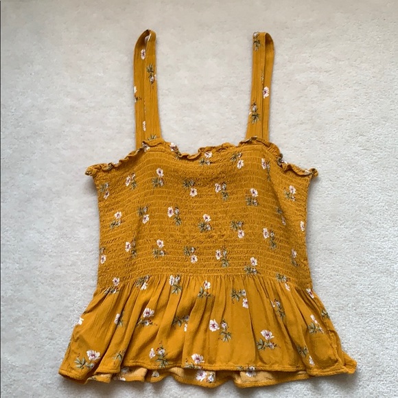 American Eagle Peplum Floral Tank - Picture 2 of 5